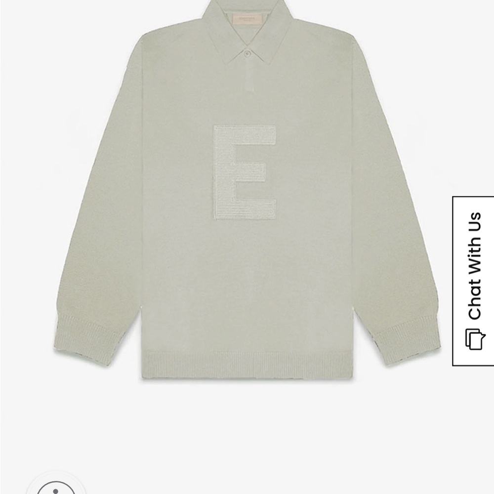 Kids Fear of God Seal Knit Polo Sweater